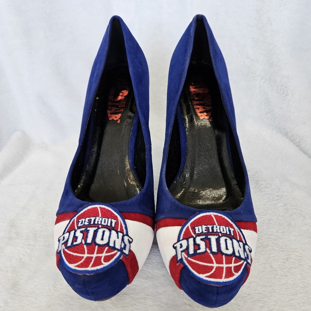 Detroit Pistons Stiletto Heels NBA Shoes Basketball
